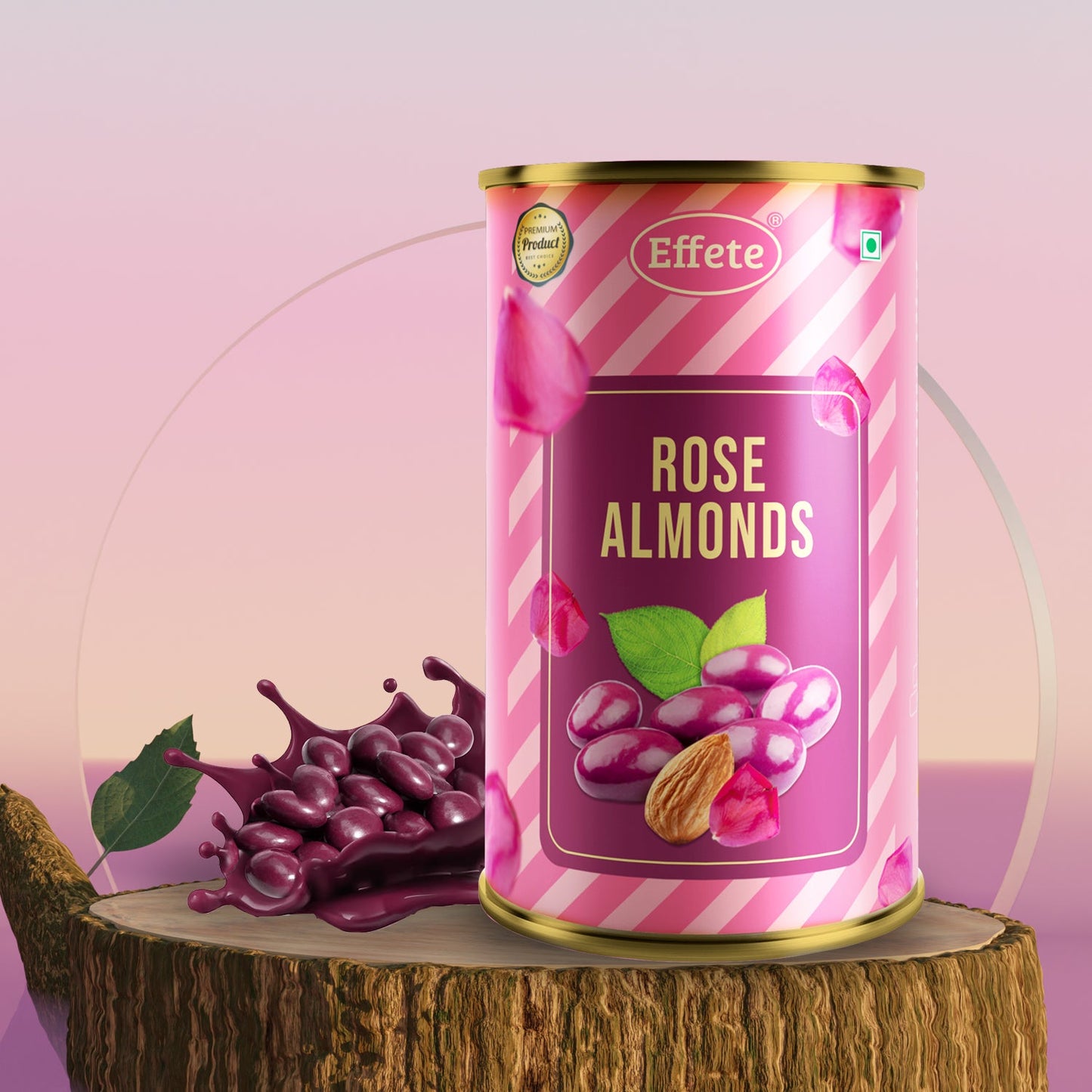 Effete Rose Almonds Chocolate(RAKHI SPECIAL)