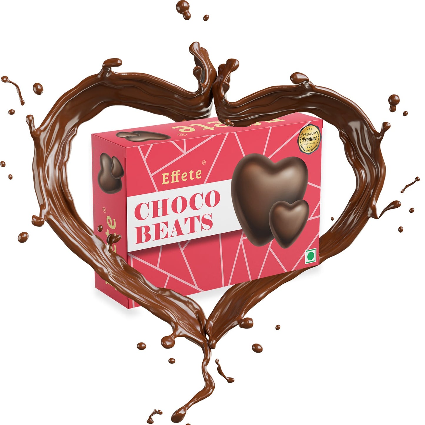 Choco Beats Heart Shape Delicious Chocolates(RAKHI SPECIAL)