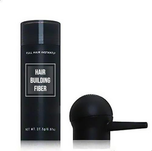 Toppik Hair Building Fibers - Black 27.5 gm with Spray Applicator, Combo Pack