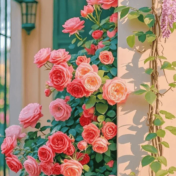 🌹Mixed Color Climbing Rose Year Round Blooming ( UK Imported)