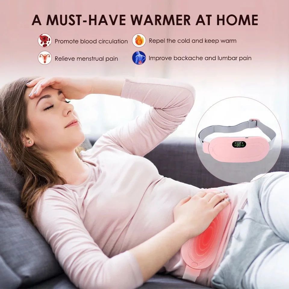 Portable Heating and Massage Therapy for Period Cramps | 1 Year Warranty