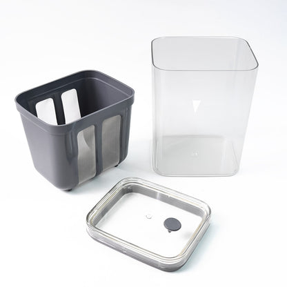 2 in 1 Yogurt Strainer with Storage Box – 1400ml (Plastic + Steel)