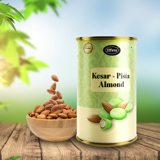 Effete Kesar-pista Almonds Chocolate (96 G)(RAKHI SPECIAL)