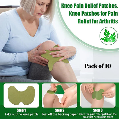 HealPatch - Natural Knee Pain Relief Patches 🌿🦵 ( Pack of 10 )