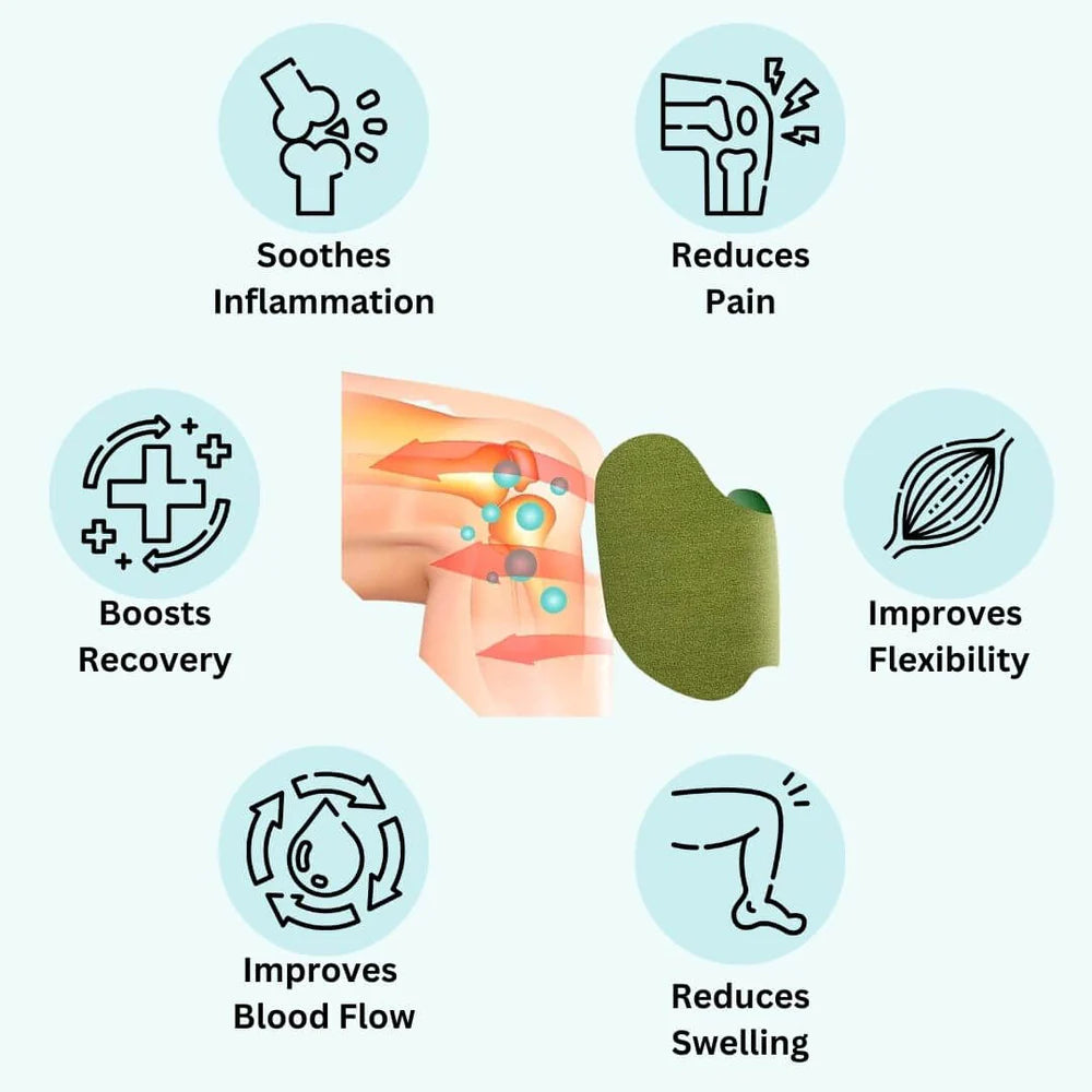 HealPatch - Natural Knee Pain Relief Patches 🌿🦵 ( Pack of 10 )