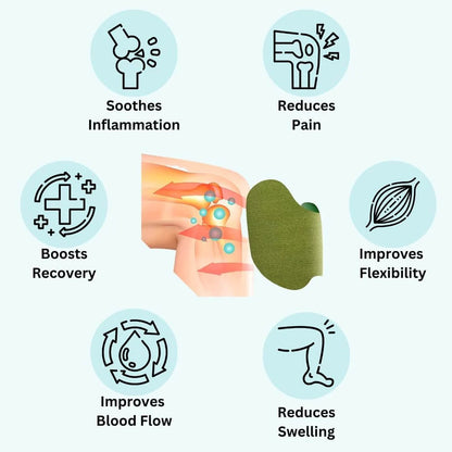 HealPatch - Natural Knee Pain Relief Patches 🌿🦵 ( Pack of 10 )